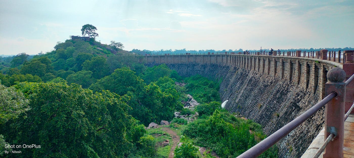 Dam built by the british ..