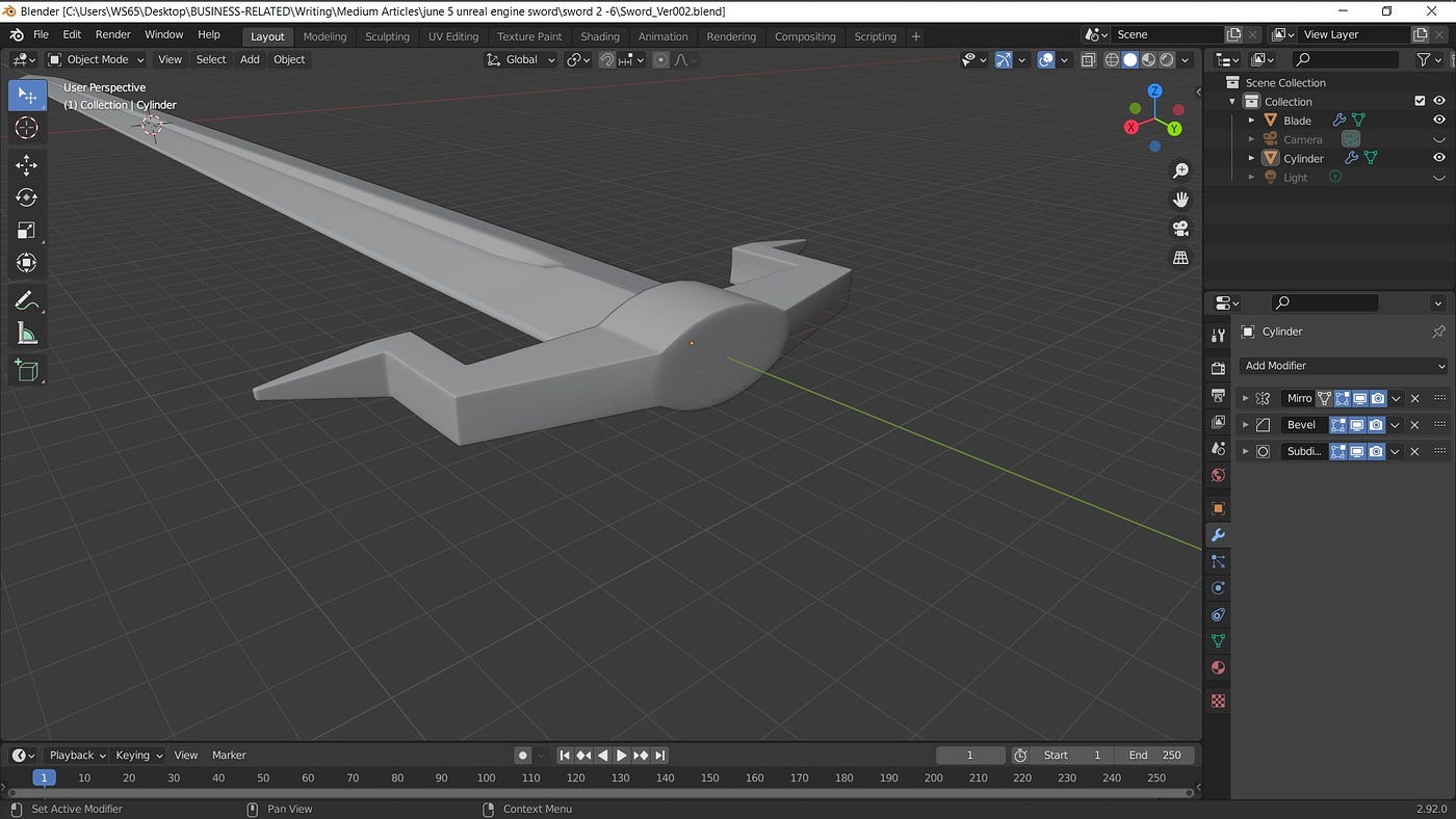 6 Ways Creating a 3D Sword in Blender Can Help You Become a Better