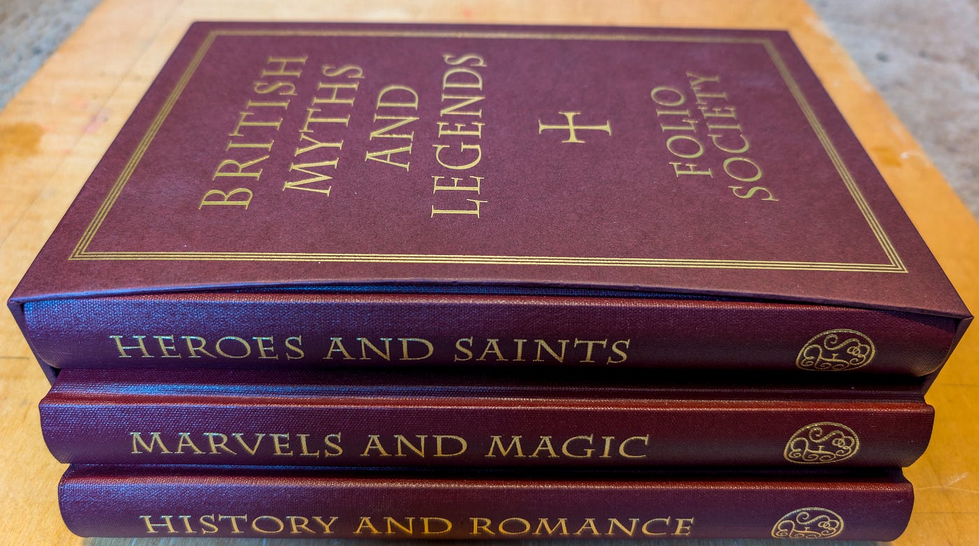 Photo of book set by author, Stuart Aken