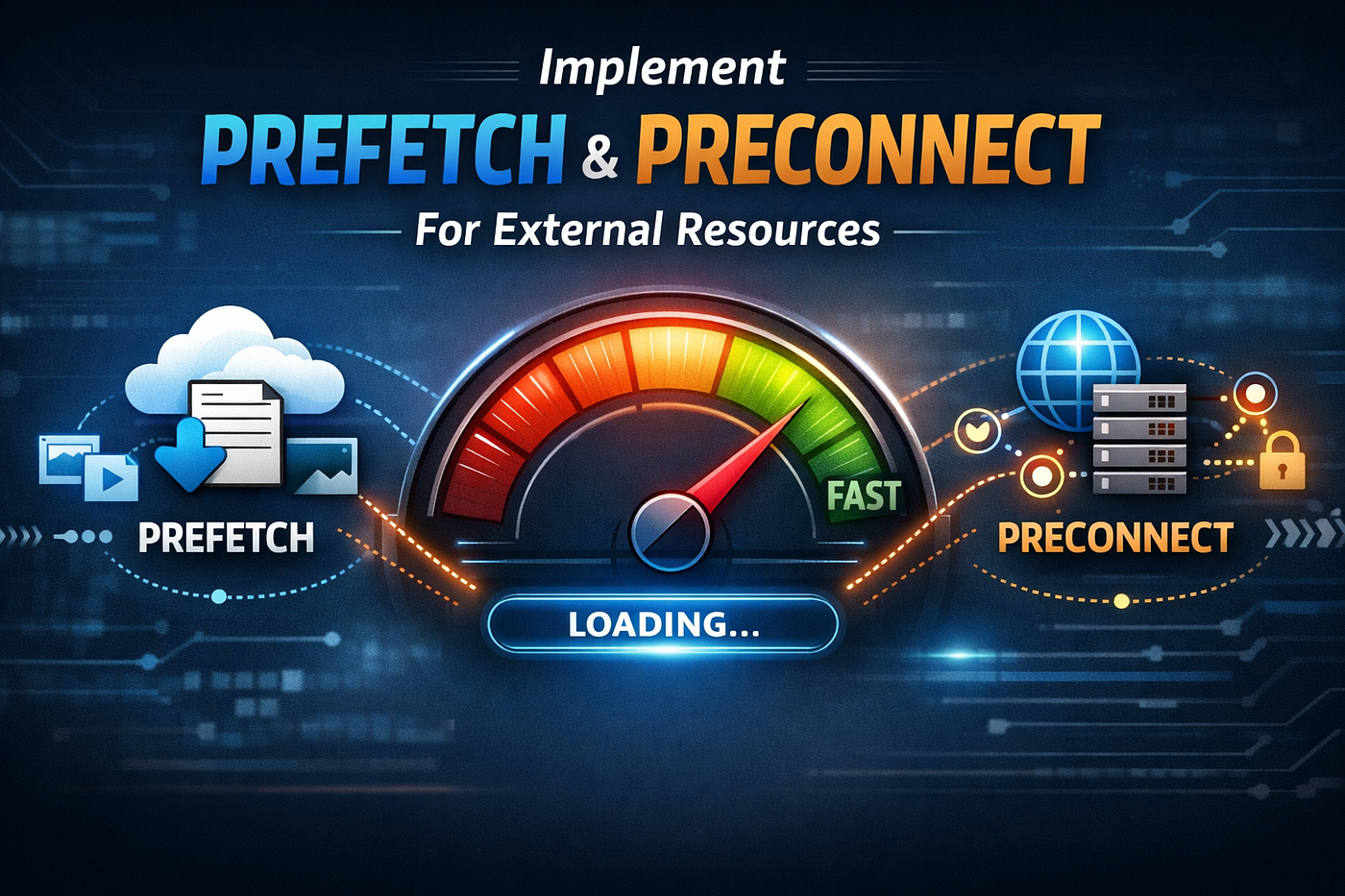 Implement Prefetch & Preconnect for External Resources