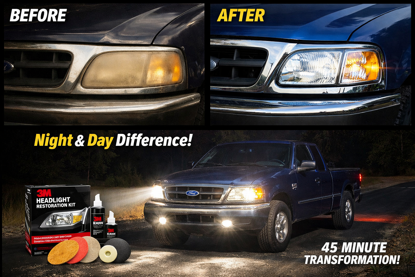 The Headlight Restoration Kit That Brought My Truck Back From the Dead (Literally Night and Day)
