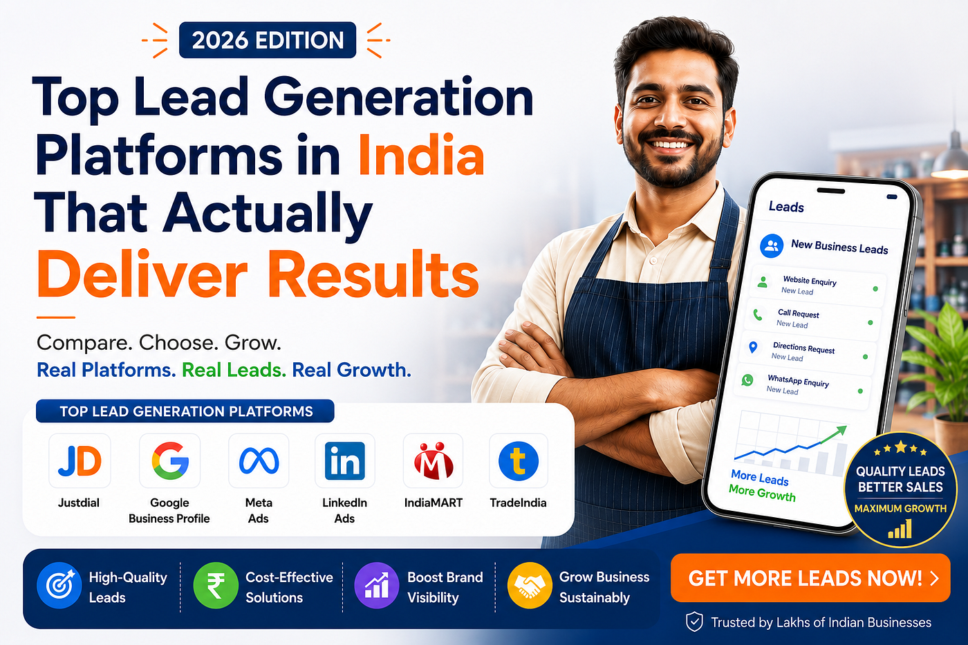 Top Lead Generation Platforms in India That Actually Deliver Results (2026 Edition)