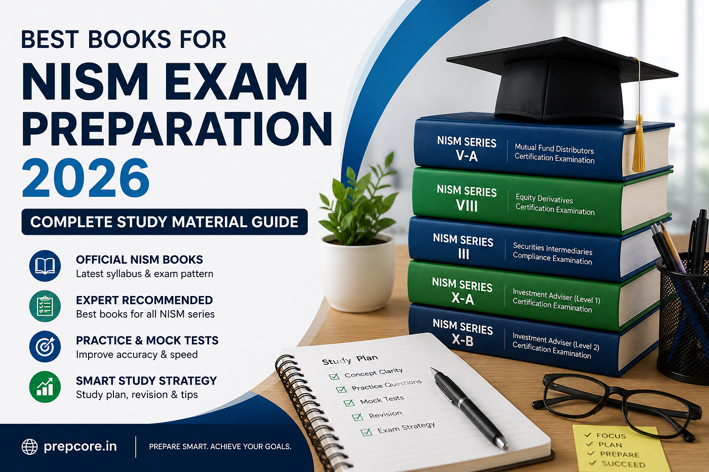 Best Books for NISM Exam Preparation 2026: Complete Study Material Guide