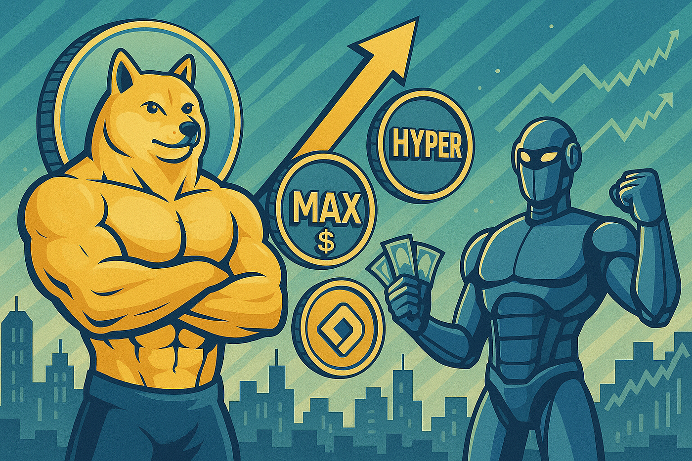 八月爆款幣搶先看：狗狗幣續飆、MAXI募資火爆、HYPER技術破局