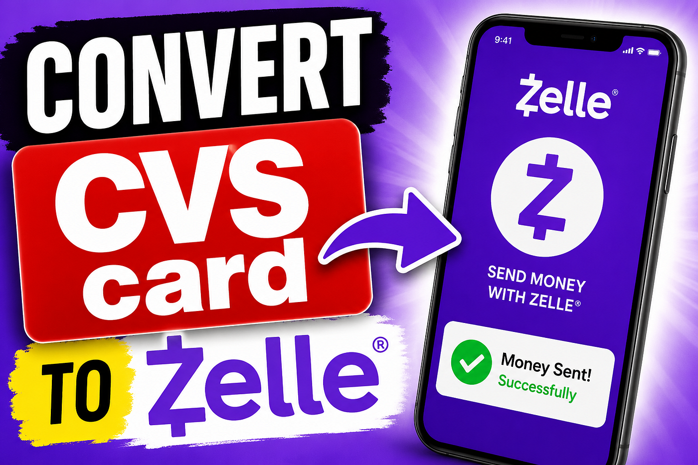 Turn a CVS Pharmacy Gift Card to Zelle