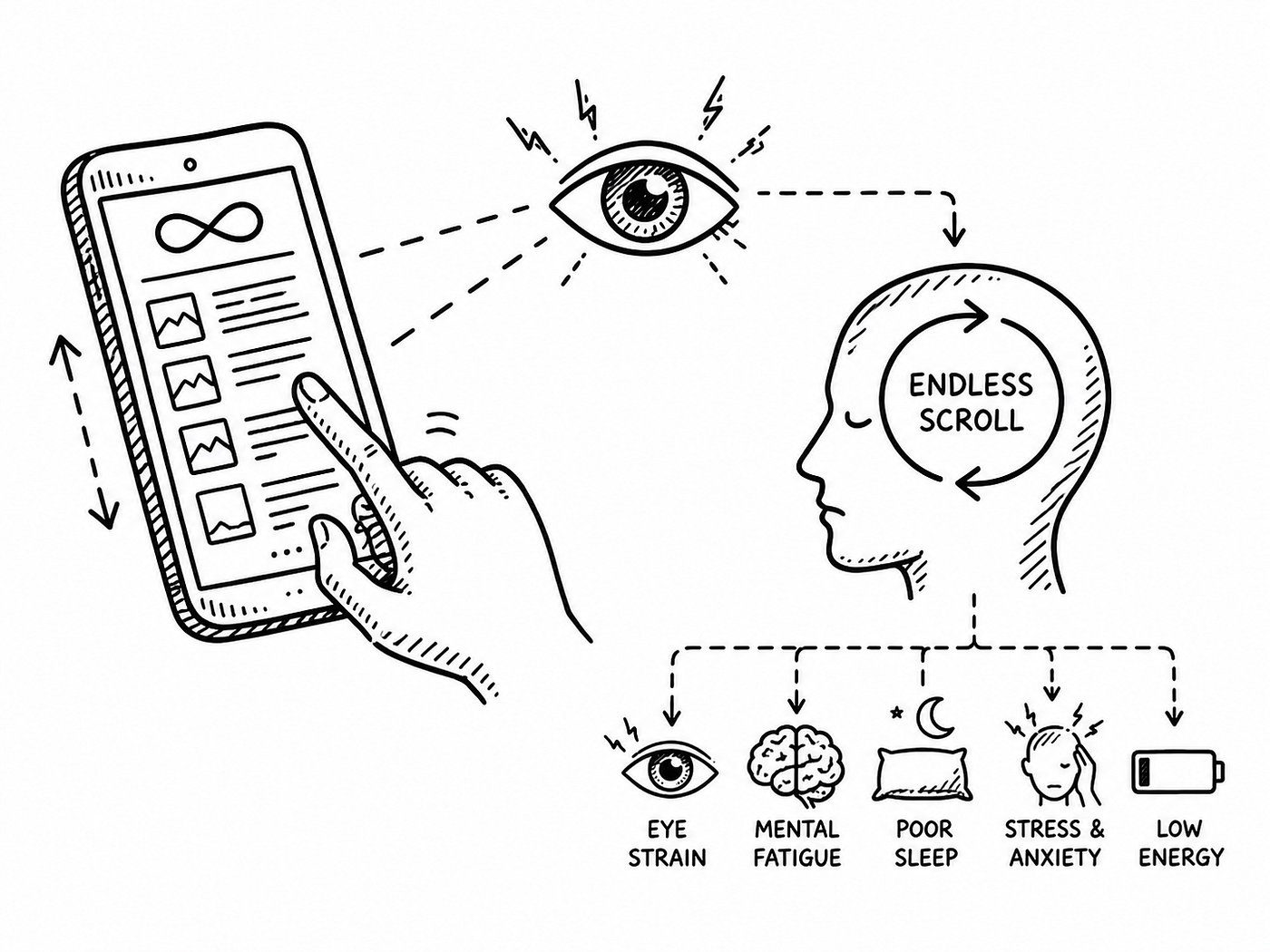 The Hidden Health Cost of Endless Scrolling