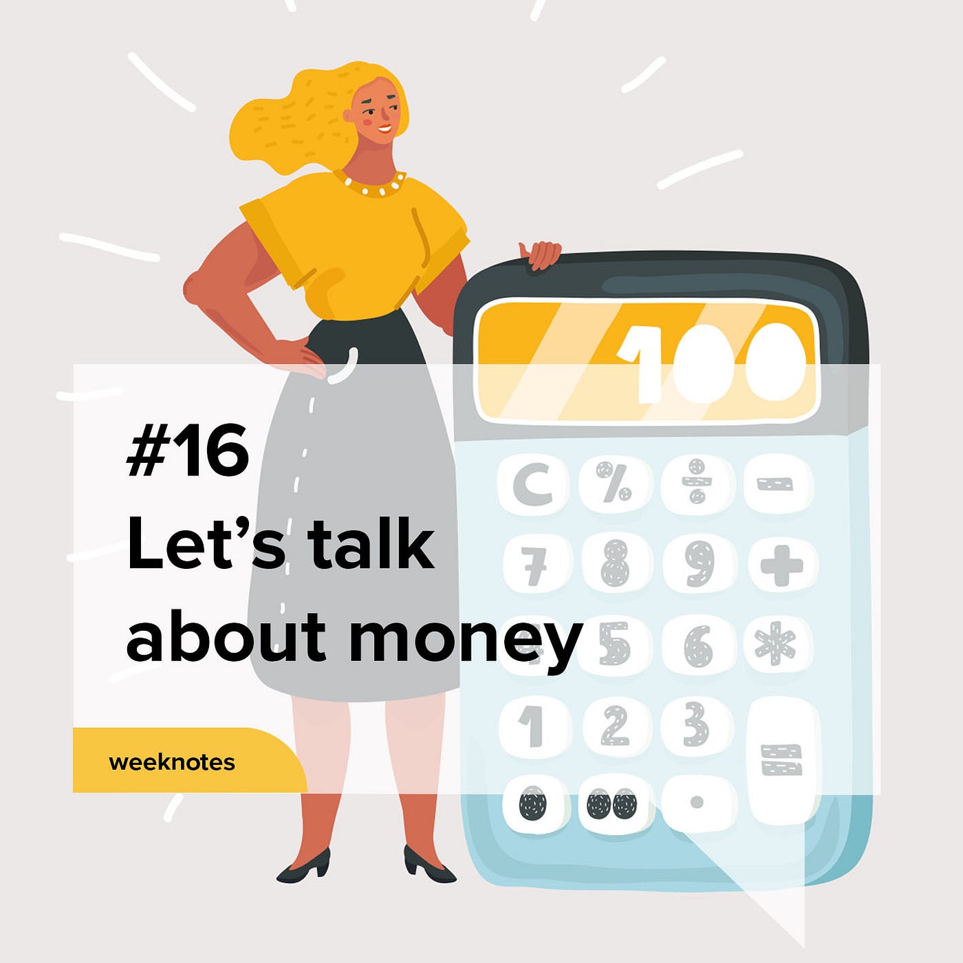 Weeknote 16 — Let's talk about money | by Emma Parnell | Medium