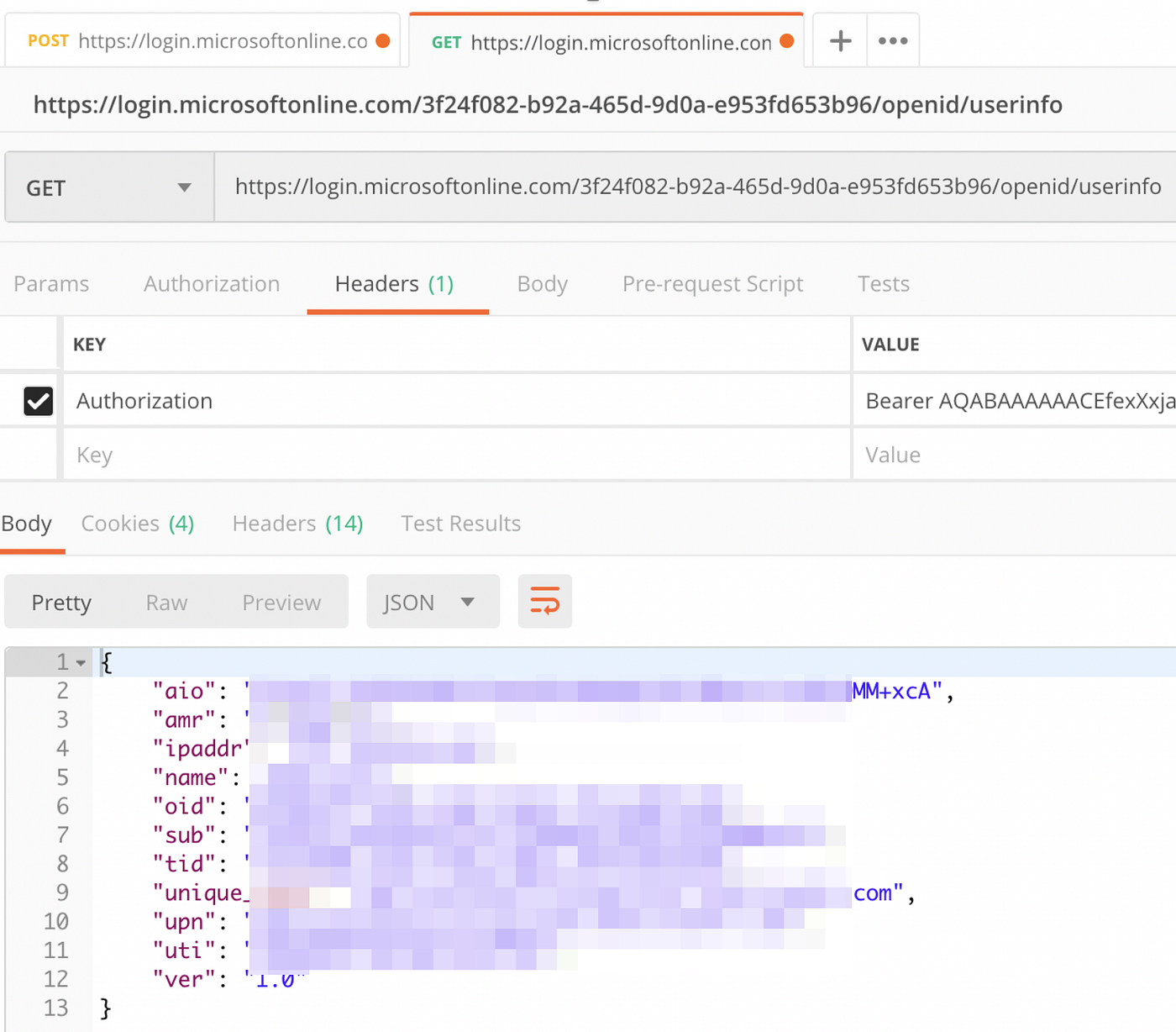 How to call the UserInfo endpoint in AzureAD | by Sahil Malik