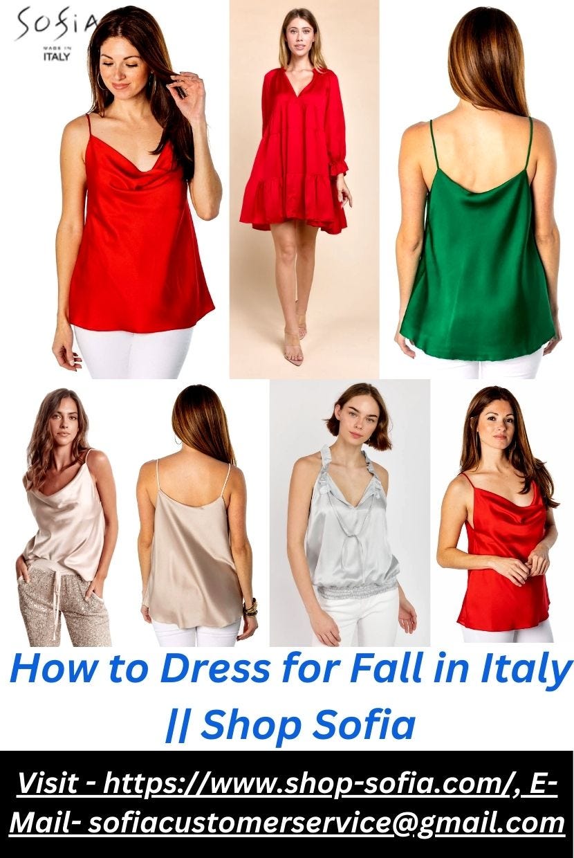 How To Dress Like An Italian Woman – An Ultimate Style Guide – Sofia  Collections