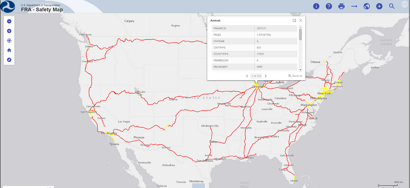 Railroads  US Department of Transportation