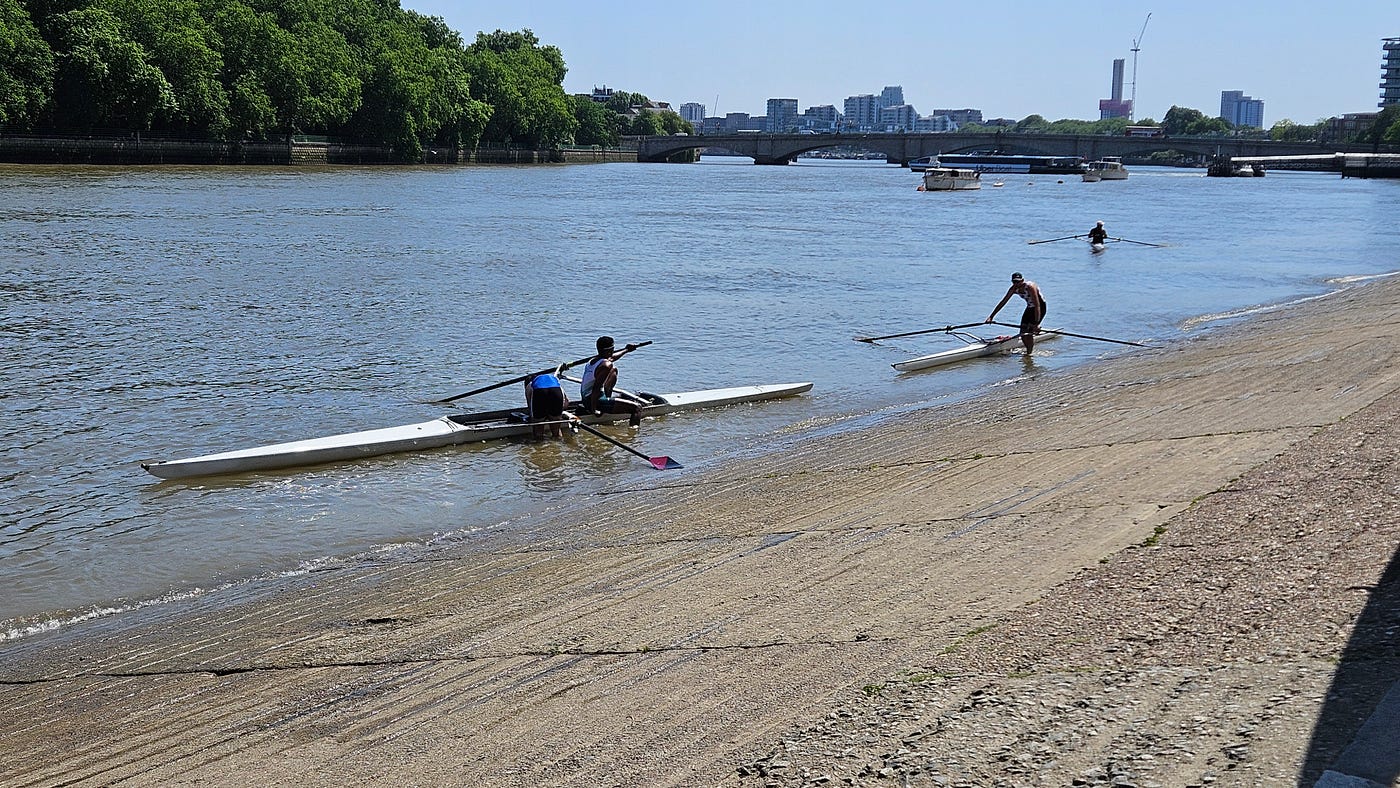 Sculling on the River