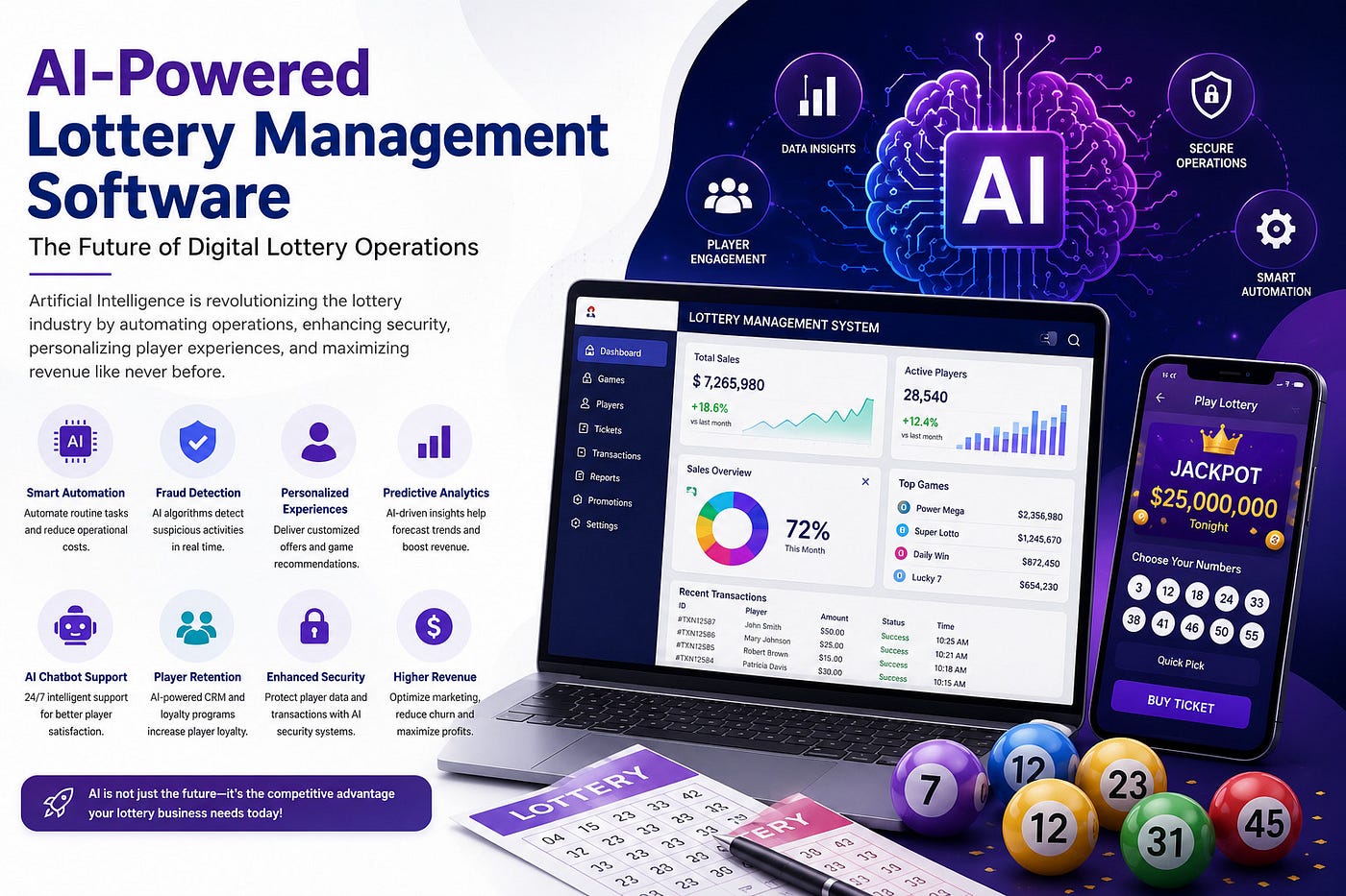 AI-Powered Lottery Management Software: The Future of Digital Lottery Operations