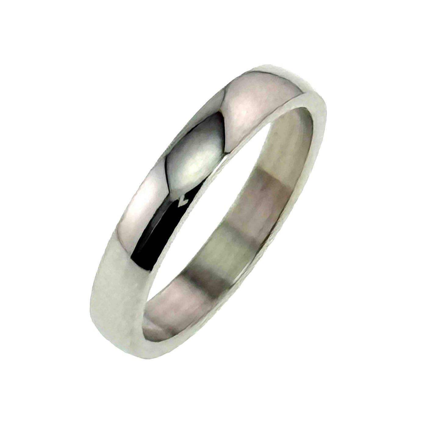 The Quiet Shine of a 4mm Polished Stainless Steel Domed Ring