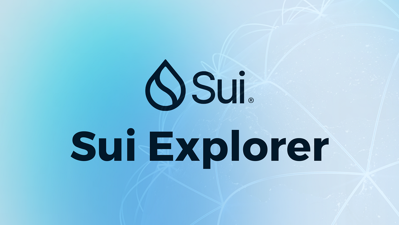 一文快速了解浏览器Sui Explorer - Sui Network CN - Medium