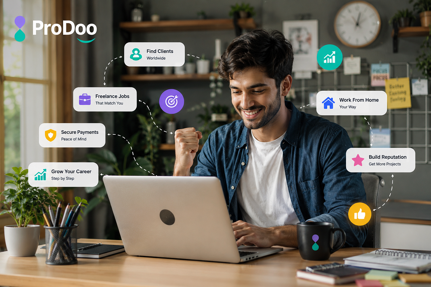 Launch Your Freelancing Career with Confidence: Why Prodoo Is the Ideal Platform for Beginners