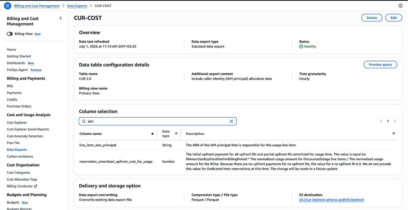 AWS Bedrock Tokenomics: Cost Attribution and Monitoring with CUR and Cost Explorer