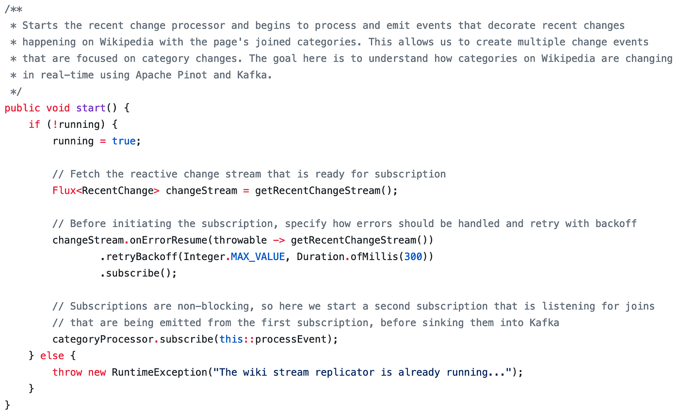 Building a tool to monitor real-time behavior of Wikipedia users | Apache  Pinot Developer Blog