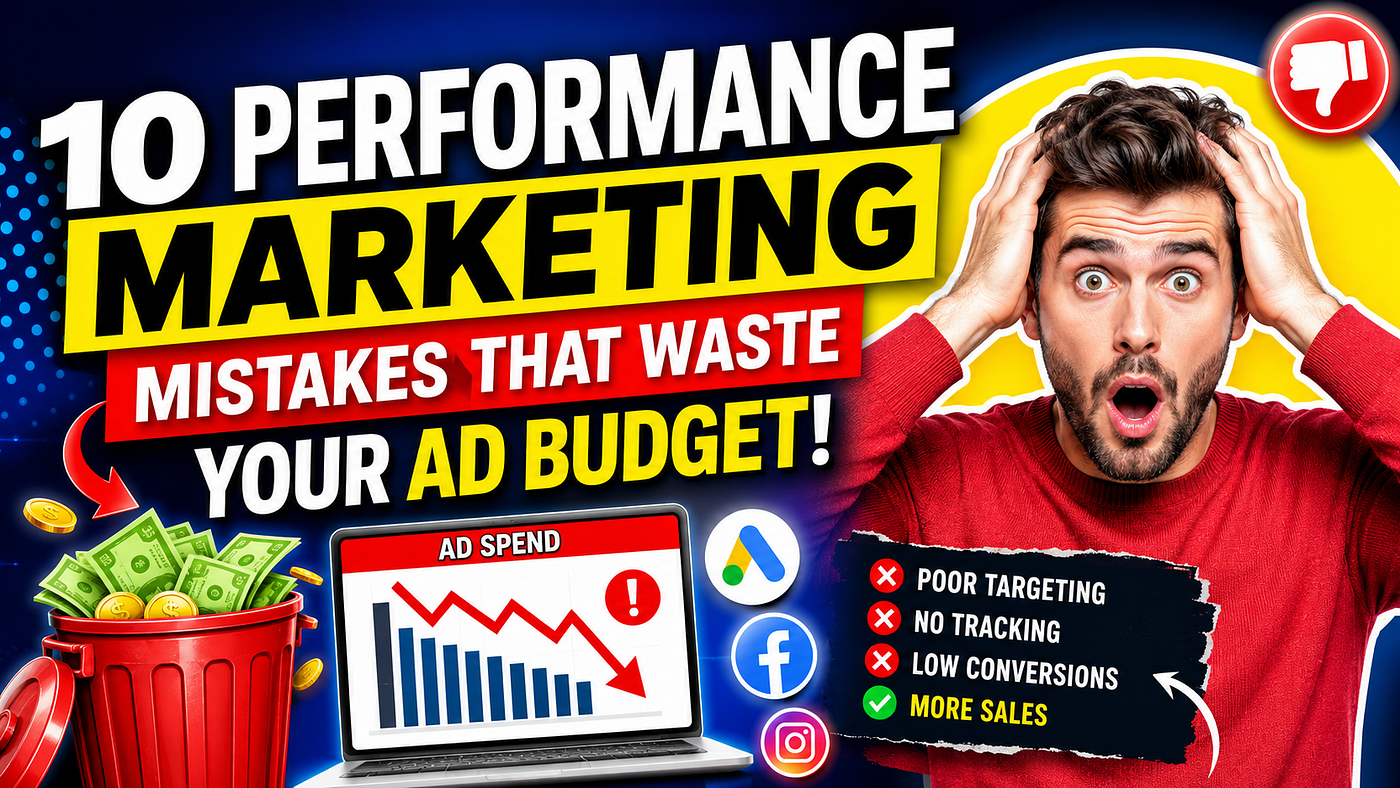 10 Performance Marketing Mistakes That Waste Your Advertising Budget