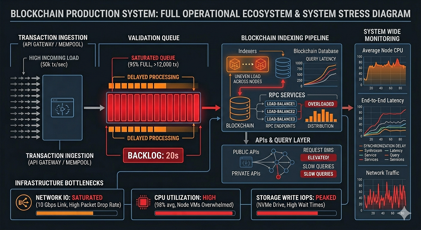 Why Most Blockchain Systems Scale Theoretically but Fail Operationally