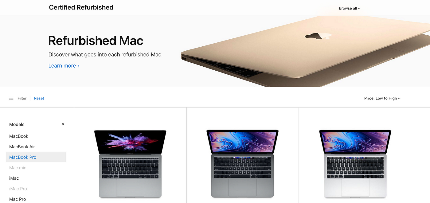Refurbished Mac - MacBook Air - Apple