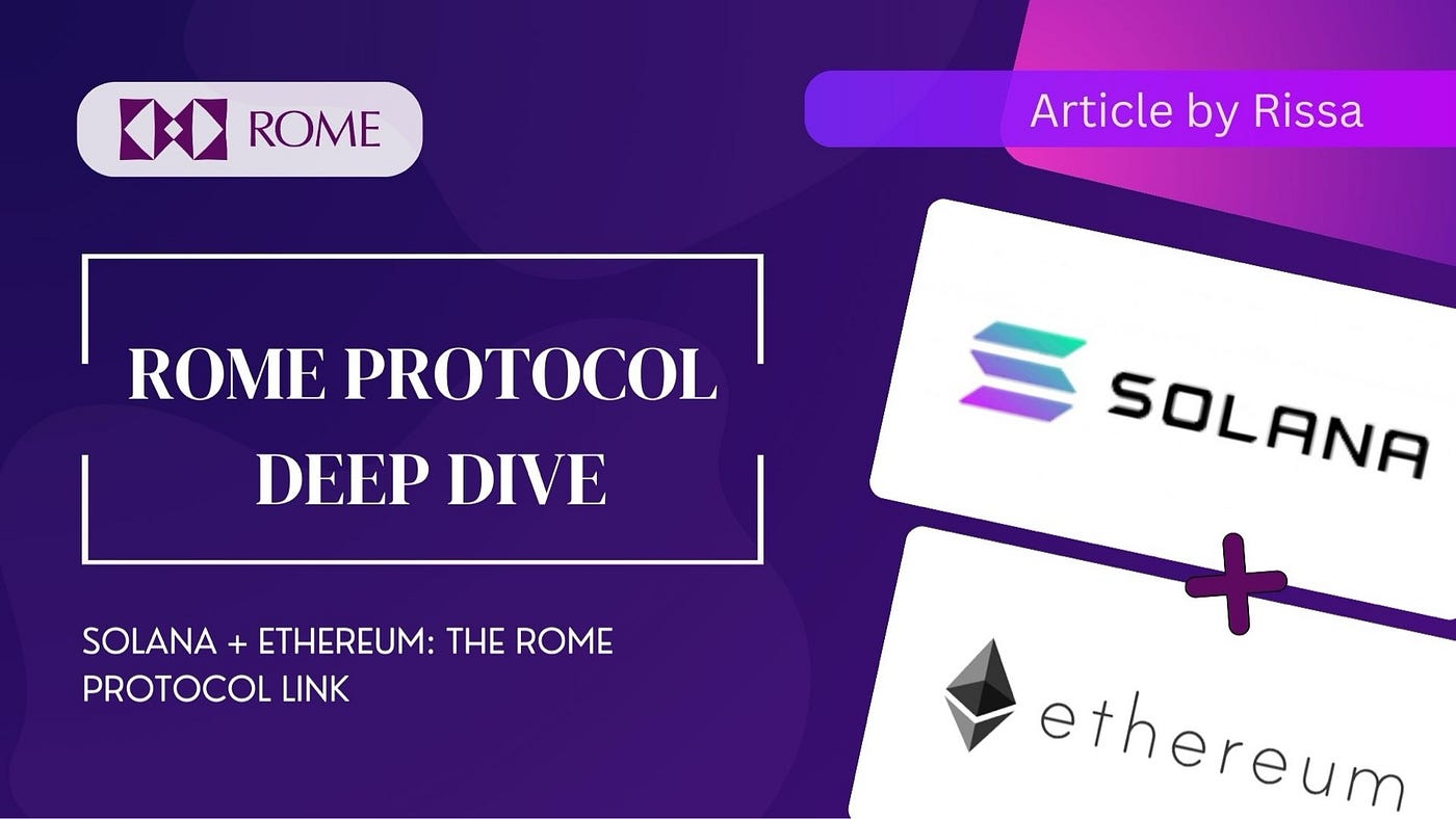 Solana + Ethereum: The Rome Protocol Link | by Rissa | Medium