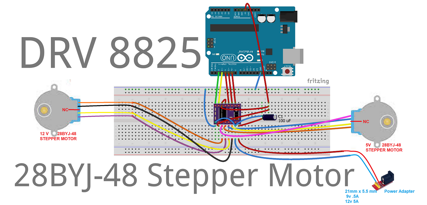 DRV8825: High Current Stepper Motor Driver Carrier | by J3 | Jungletronics  | Medium