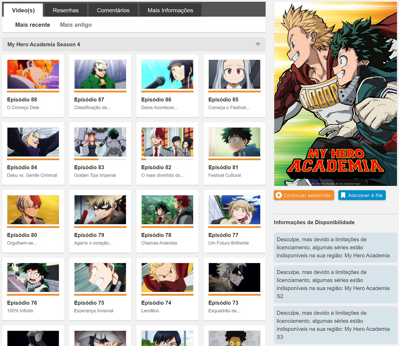 Dvd My Hero Academia 6ª Temporada Completa E Dublada