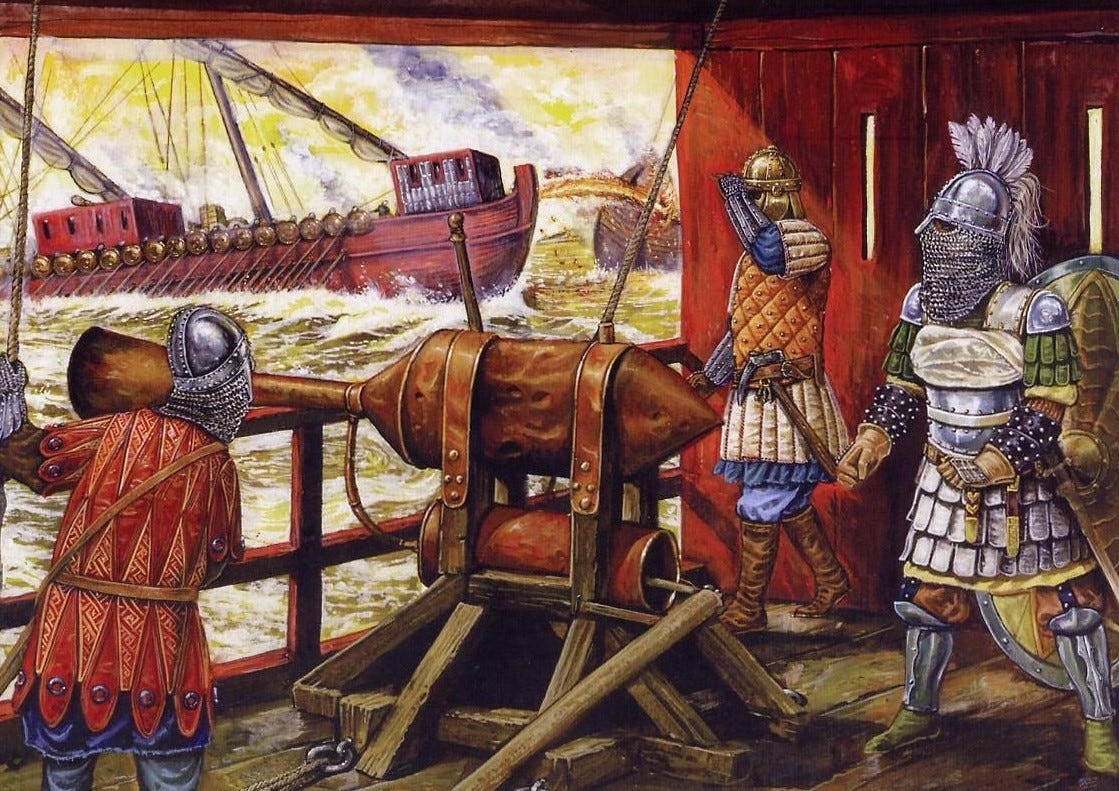 The Greek Fire — The Secret Weapon of The Mighty Byzantine Empire | Short  History