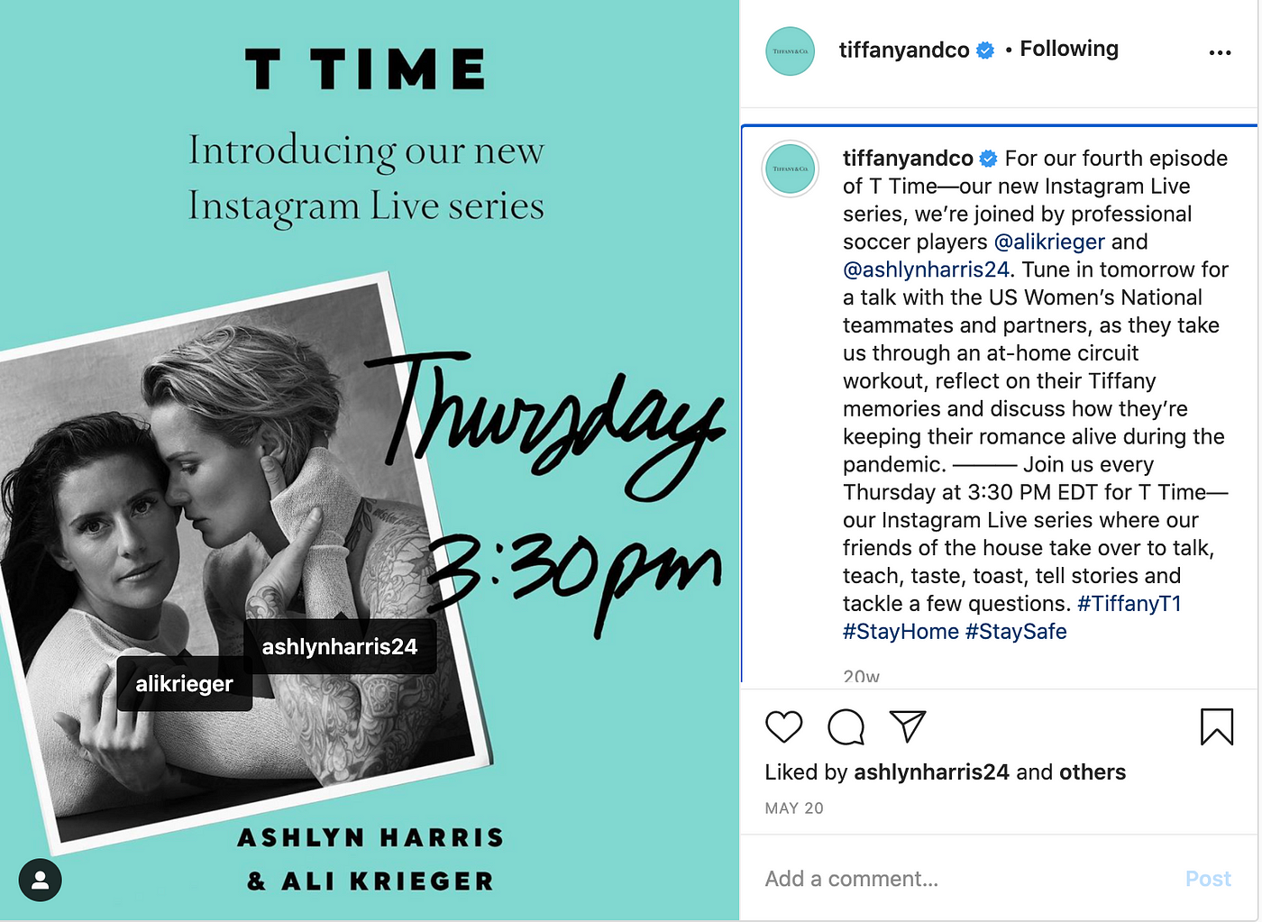 Be inspired by Tiffany & Co.'s new T Time Instagram Live series