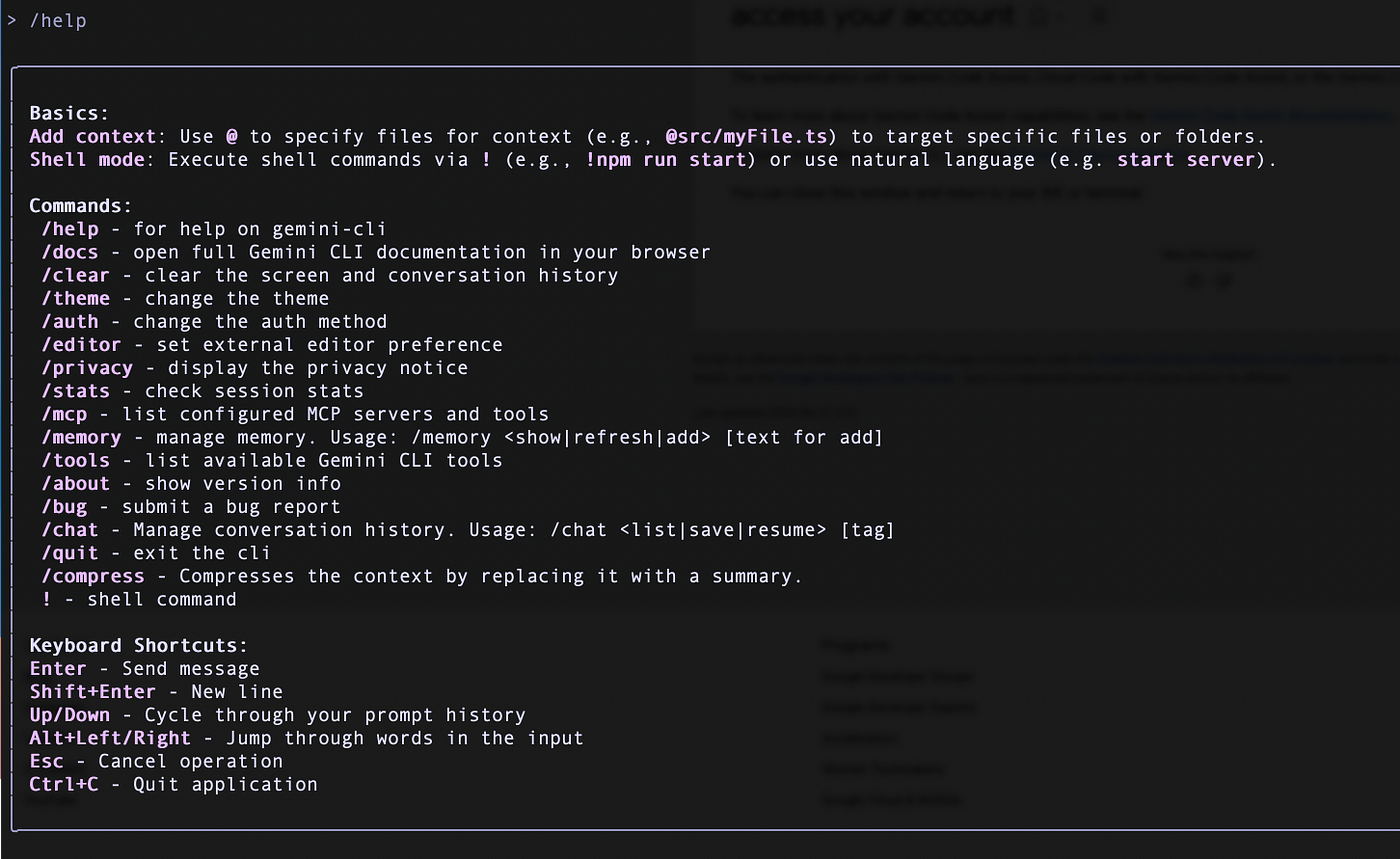 Gemini CLI Code Generation