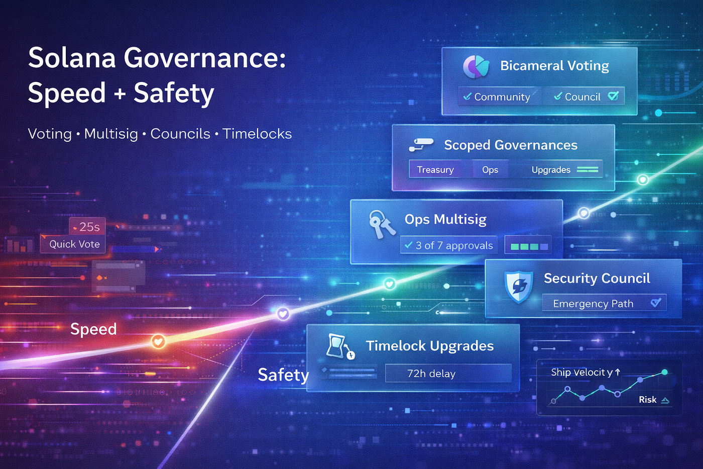 5 Solana Governance Patterns That Ship Safely | by Duckweave | Dec, 2025 |  Medium