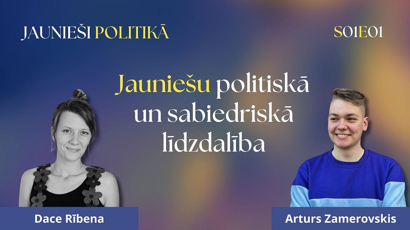 Raidierasts “Jaunieši politikā”. (#S1E1 Intervija ar Daci Rībenu par jauniešu politisko un sabiedrisko līdzdalību | Jaunieši politikā)