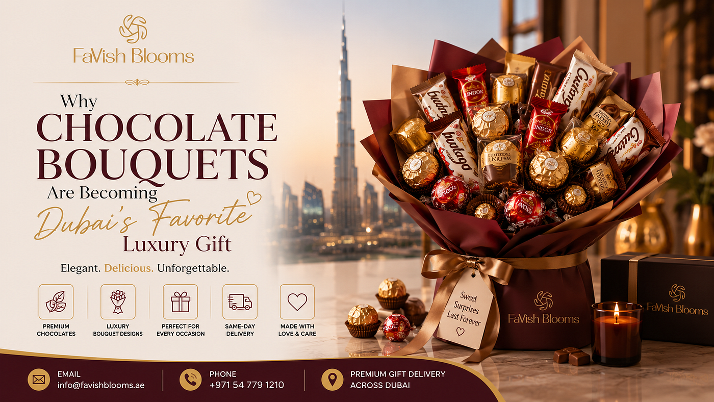 Why Chocolate Bouquets Are Becoming Dubai’s Favorite Luxury Gift