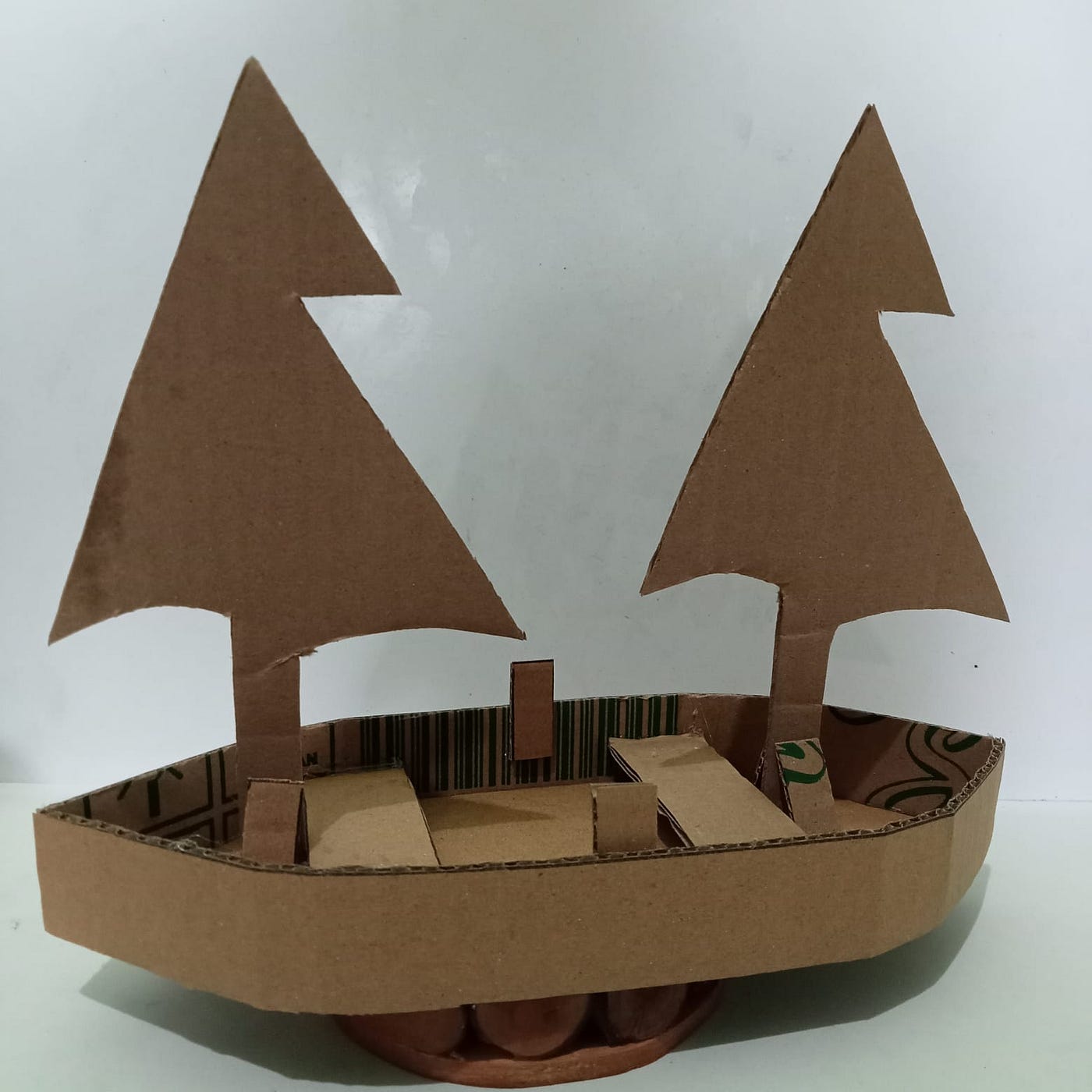 0812-9108-3075 jual kerajinan perahu kardus tangerang jakarta