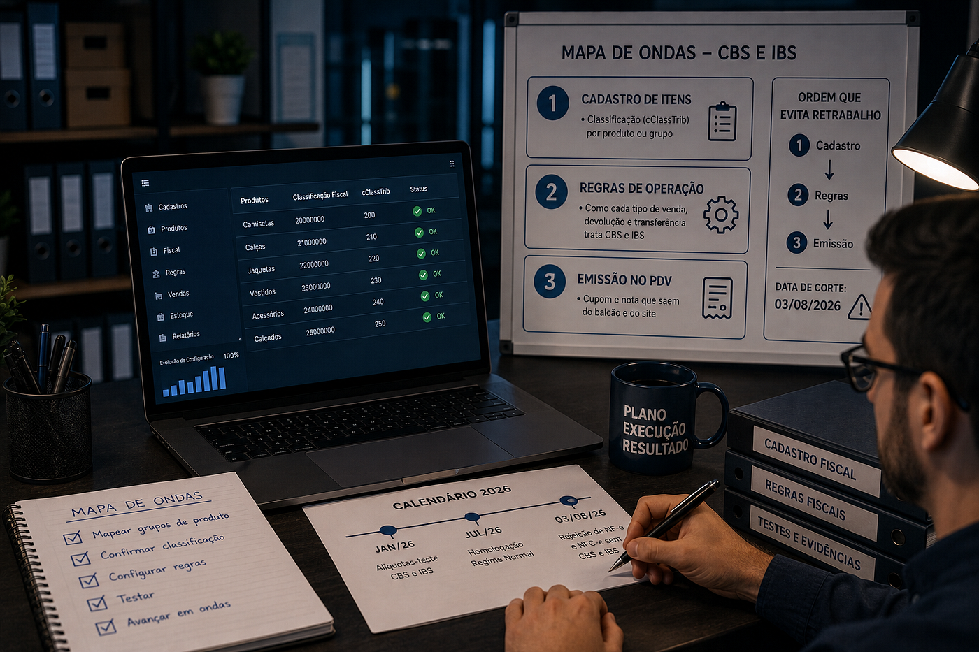 CBS e IBS entram por etapas: configurar fora de ordem custa retrabalho