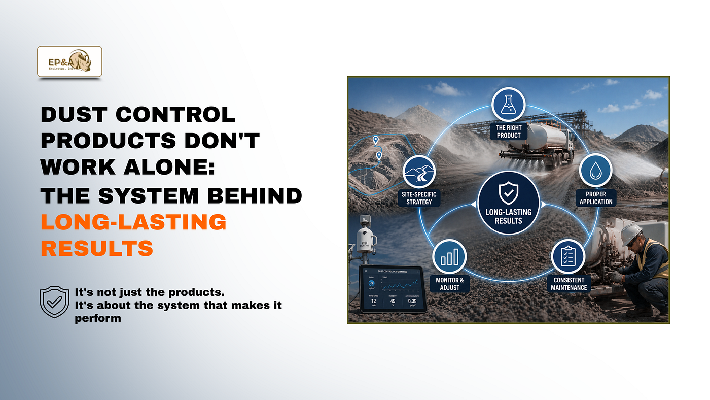 Dust Control Products Don’t Work Alone: The System Behind Long-Lasting Results