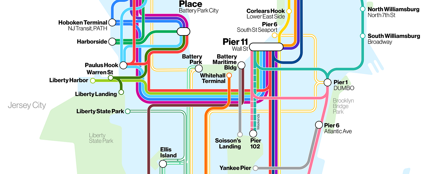 Unifying the ferry rider's experience in New York Harbor | by David  Jalbert-Gagnier | Medium