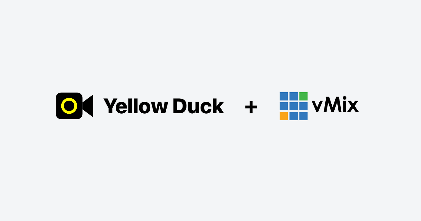 How to connect vMix. Yellow Duck is an application that will… | by Yellow  Duck | Help Center | Yellow Duck | Medium