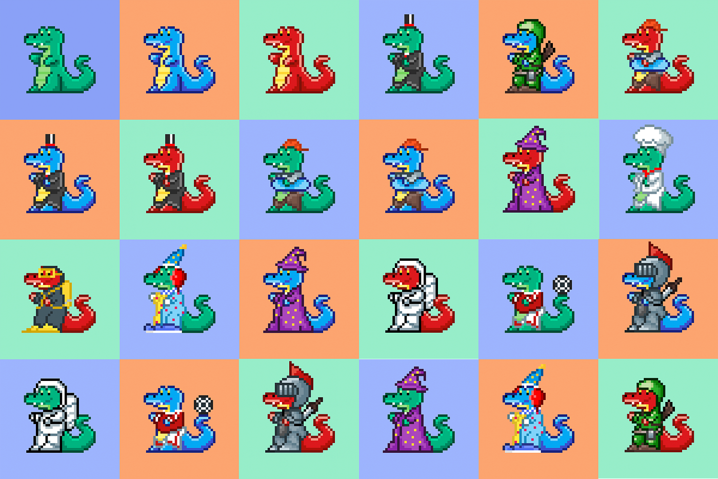 Get to know The Crypto Crocs. With The Crypto Crocs officially… | by World  Token | Medium