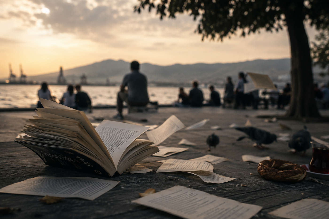 Rüzgar sayfaları çevirdiğinde