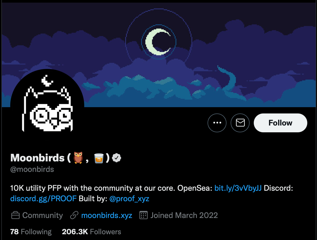 Moonbirds — Road to Becoming a Super Successful NFT. Marketing Guide. | by  Sergey Baloyan | Coinmonks | Medium