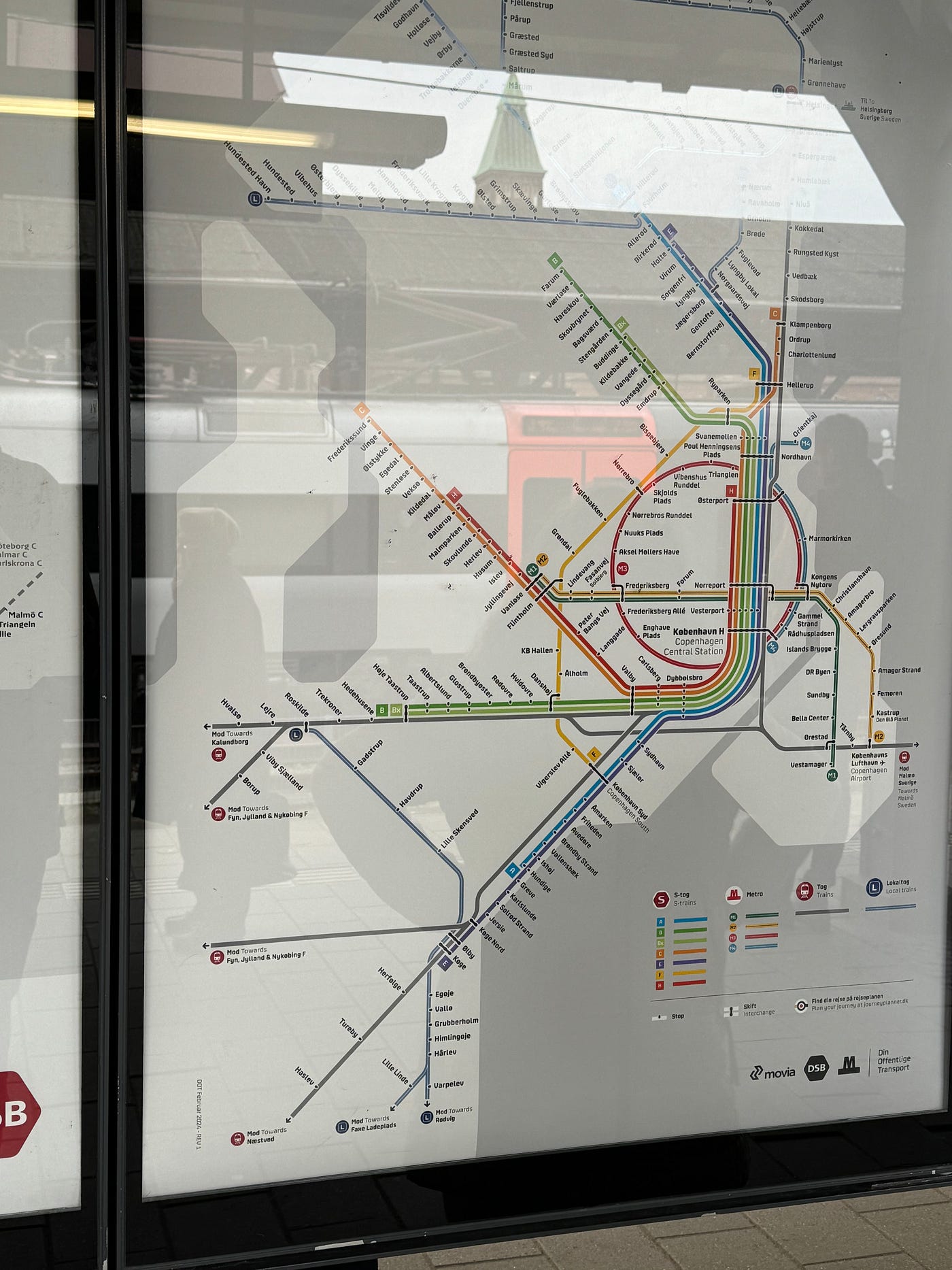 Copenhagen Rail Map City Train Route Map Your Offline Travel Guide