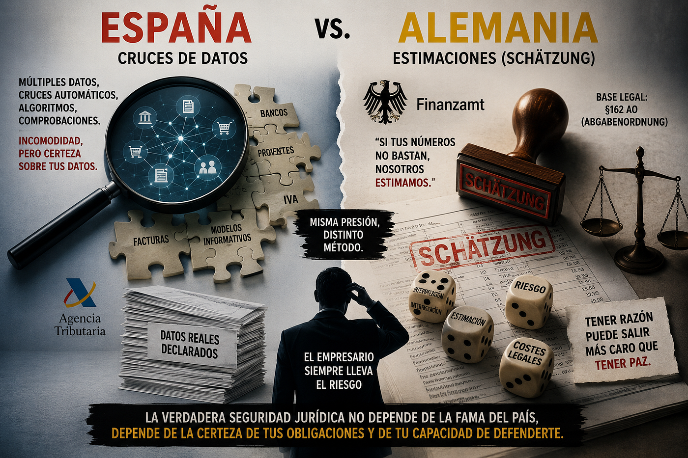 Fiscalidad española vs fiscalidad alemana: La inseguridad jurídica también habla alemán