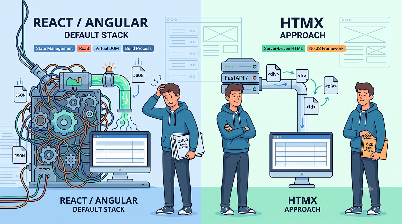 HTMX Made Me Question Why I Reach for React by Default