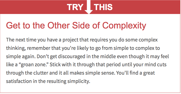 Pushing Past Complexity to Discover Elegant Simplicity - Andrea