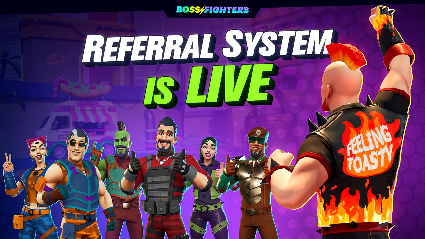💸 Bring Friends, Get Loot: Referral System Is LIVE! | by BOSS FIGHTERS |  Medium