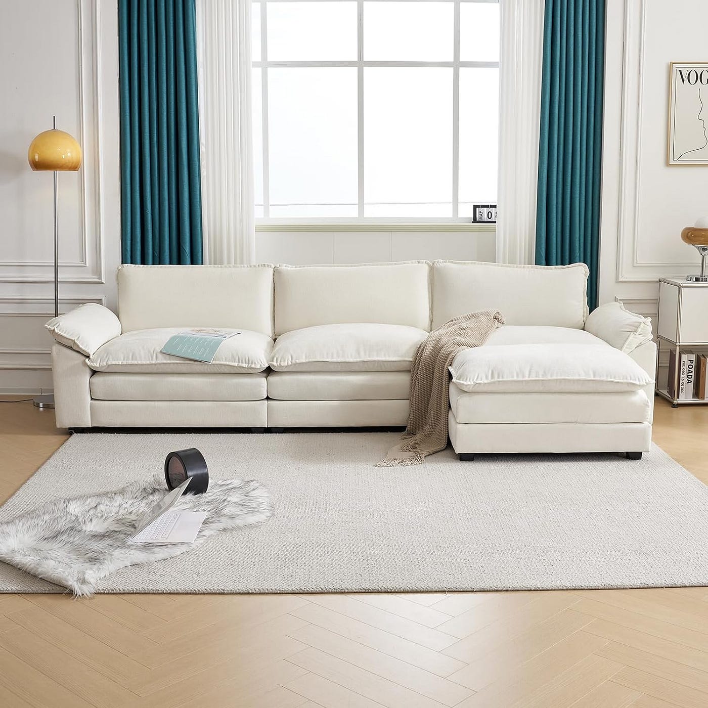 Neutral sofa sale
