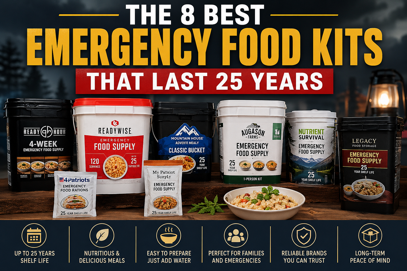 The 8 Best Emergency Food Kits That Last 25 Years