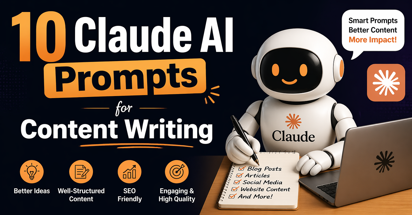 10 Claude AI Prompts for Content Writing