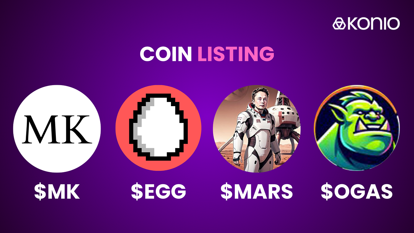 New listings! $MK $EGG $MARS $OGAS